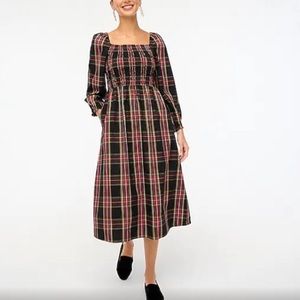 J. Crew Tartan dress.